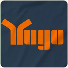 “YUGO” Cool & Retro 1980’s CAR Logo T-Shirt • Super-Soft Cotton Classic Auto Tee