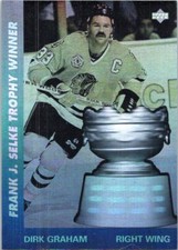 1991 UD Upper Deck #AW8 Dirk Graham Award Winner Holograms