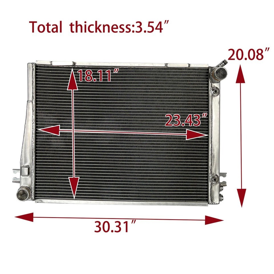Aluminum Radiator Fit BMW E28 528E 2.7L 1982-1988 / 520I/525E M20 B20 ...