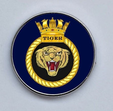 HMS Tiger Royal Navy RN Military Lapel Pin Badge 25mm