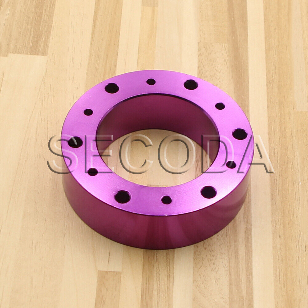 Purple 1'' 25mm Boss kit spacer aftermarket steering wheel fit MOMO OMP