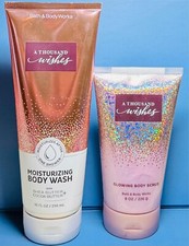 NEW A THOUSAND WISHES 2pc Bath Set Bath  Body Works FREE SHIP 