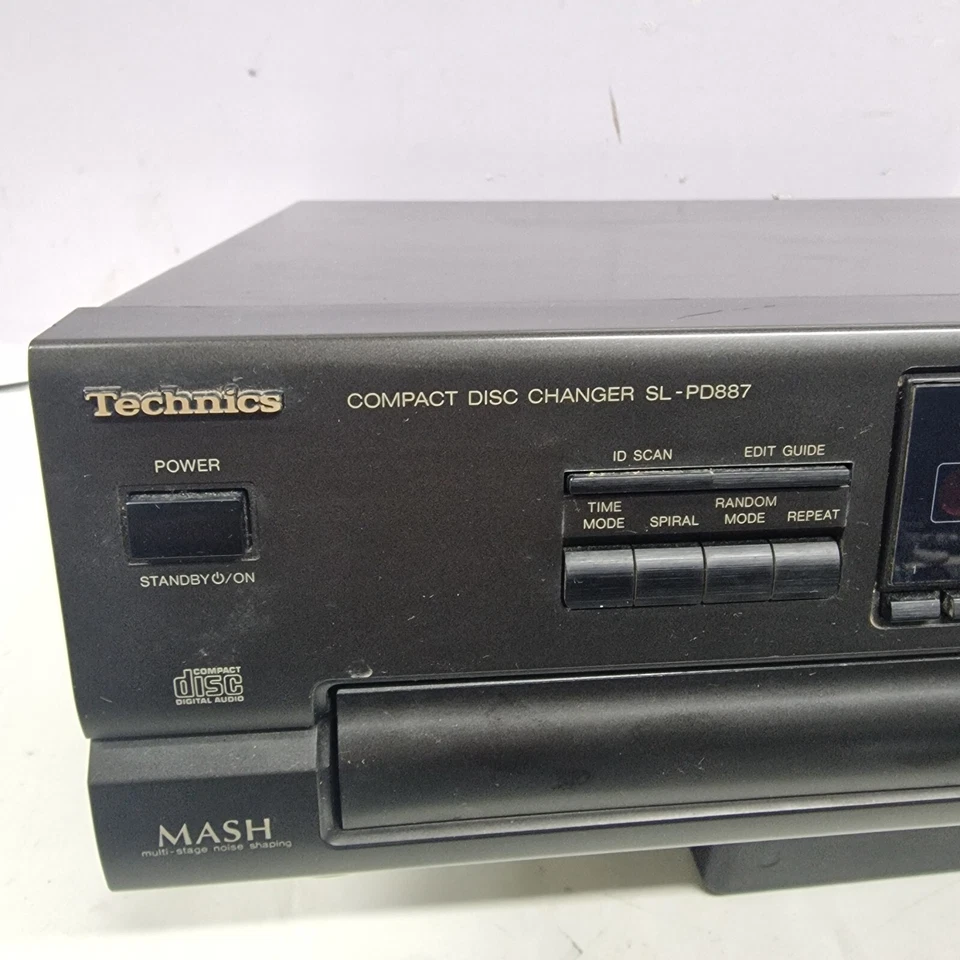 Technics SL-PD887 Vintage 5 CD Changer. Skips, Spares or Repair. See Video - Image 2 of 4