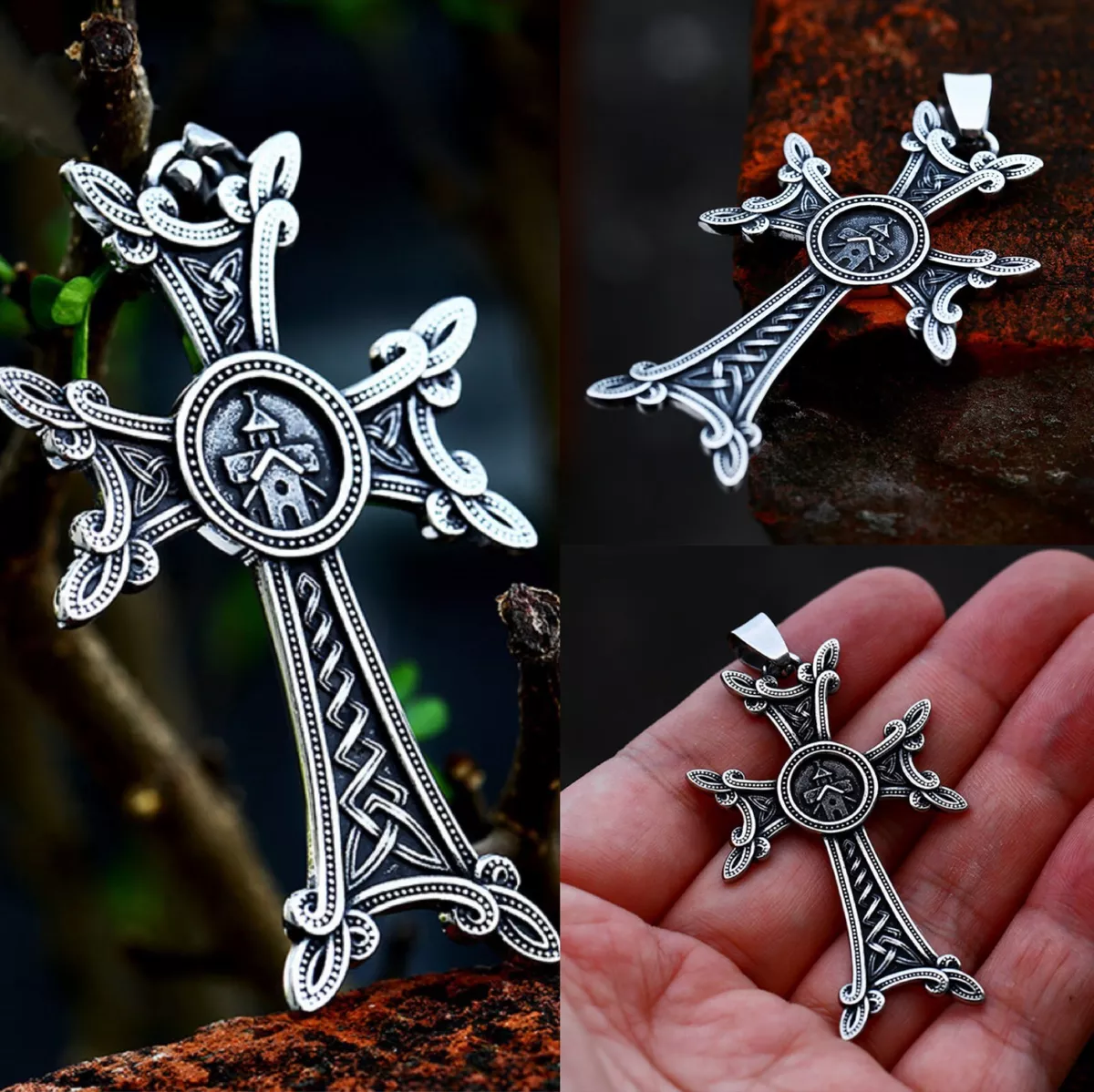 Catholic Cross Necklace For Men 2024 | www.burtforest.com