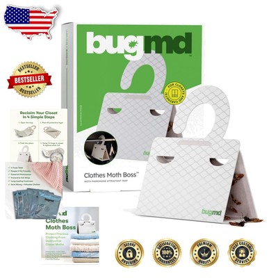 Effective Moth Glue Traps - 18 Pack, Easy Monitoring & Non-Chemical Solution