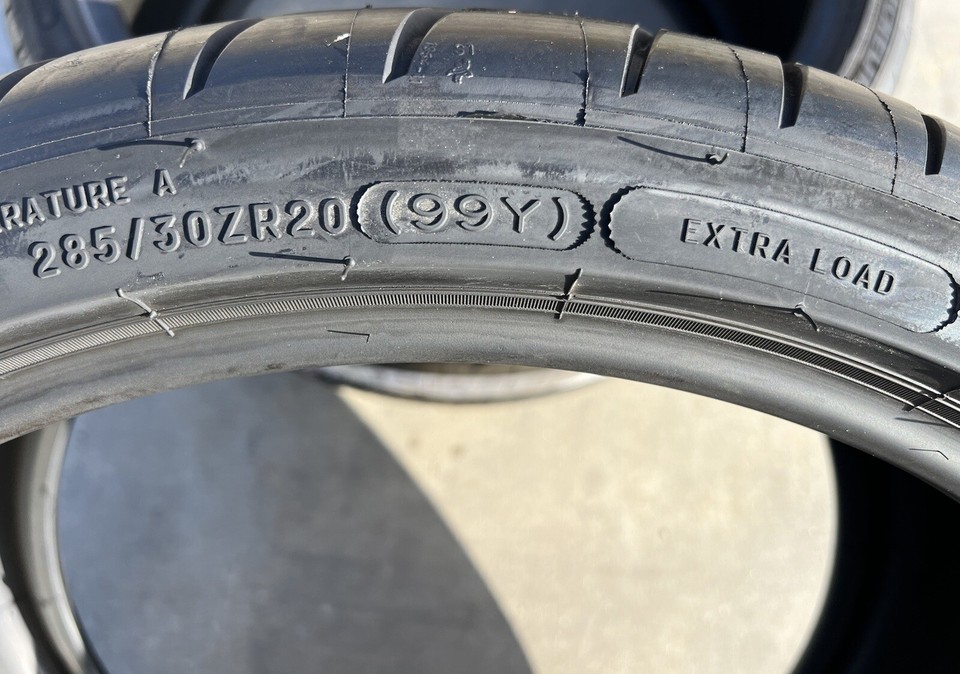 ONE BRAND NEW 285/30ZR20 (99Y) Michelin Pilot Sport Cup 2 Tire 2853020 ...