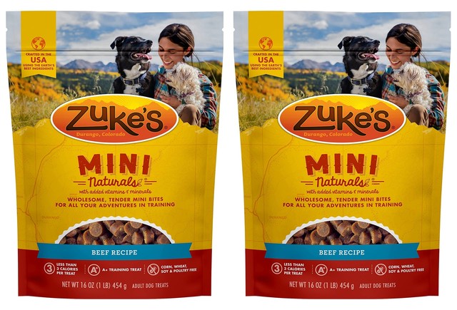 Zuke’s Mini Naturals Real Beef Recipe Training Treats