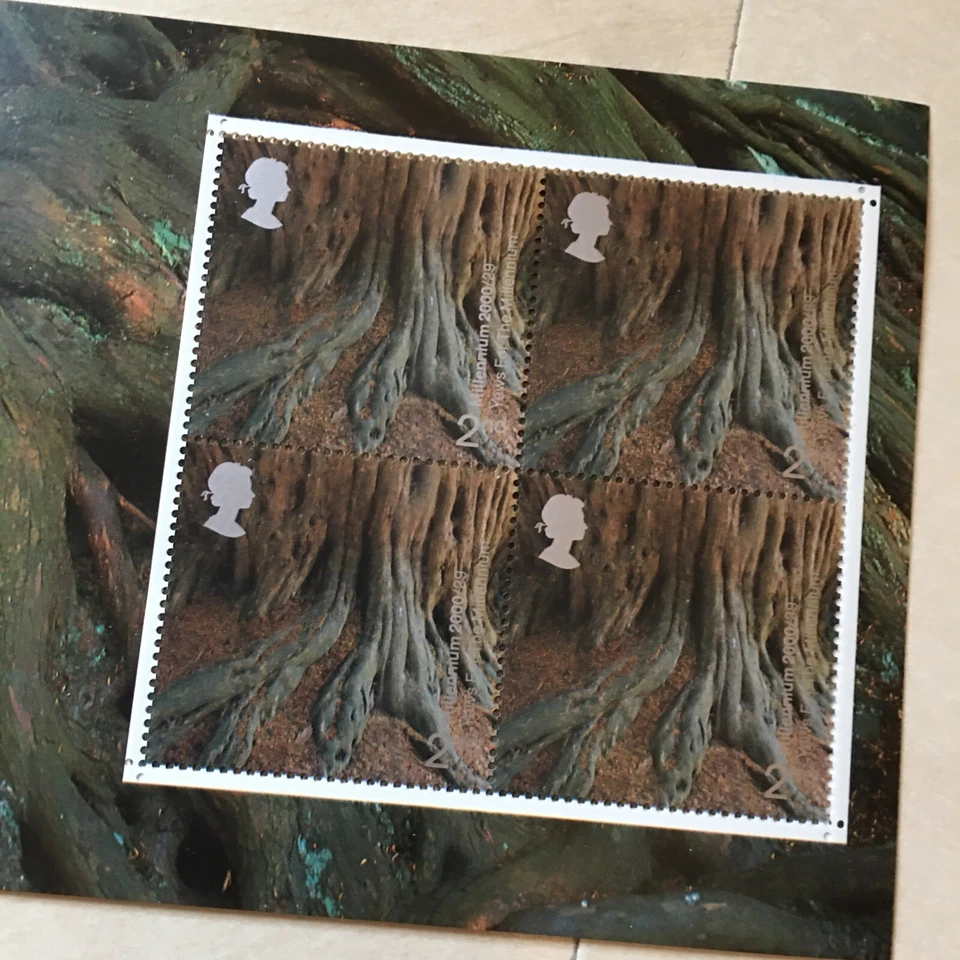 GB Stamps Mint Treasury of Trees DX26 2000 Prestige booklet pane 3 2159c WCP - Image 2 of 2