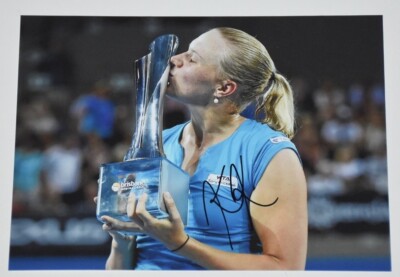 Kaia Kanepi Tennis Player Estonia Hand Signed Photo 13x18 cm 5'' x 7'' Fast Post