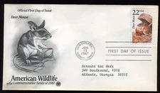 Deer Mouse-American Wildlife-1st day issue-1987