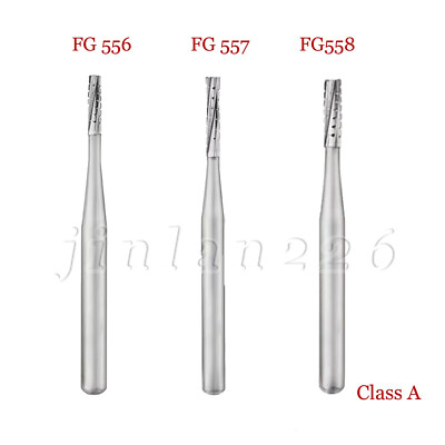 Lot De 30 Fraises Dentaires Carbure De Tungstène FG 7404 - Pour Finition Et Ajustement Orthodontique - Neuf
