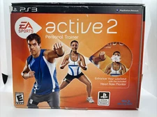 PS3 EA Sports Active 2 Personal Trainer With Heart Monitor Complete 