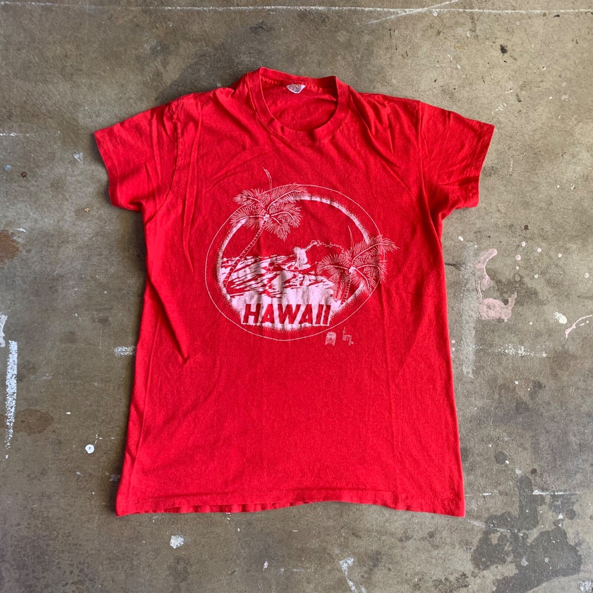 70s HAWAII 79 Tシャツ Hanes Mサイズ Hanes Vintage Hawaii t shirt 70s M | Grailed