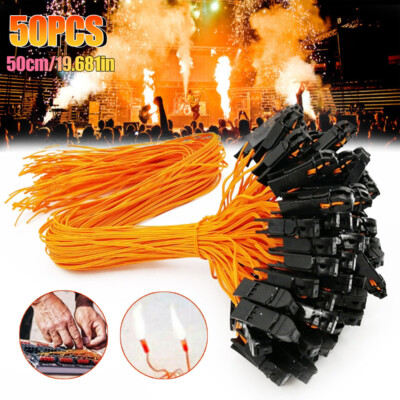 #ad 50Pcs lot 19.68in Electric Connecting Wire Clip On Talon for System Remote Stage $20.89
