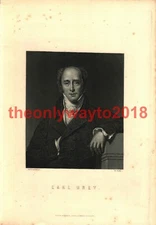 Earl Gray, Book Illustration (Print), c1890