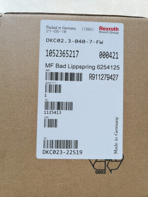 New Rexroth DKC02.3-040-7-FW Servo Drive Controller R911279427 Free Shipping