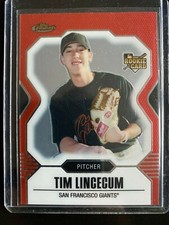 2007 Topps Finest Tim Lincecum Rookie RC - Looks Fantastic - Short Print