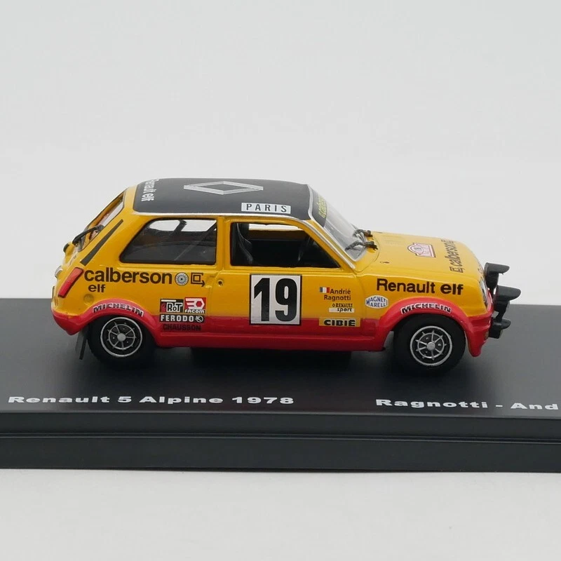 ixo 1:43 Renault 5 Alpine WRC 1978 Diecast Car Model Toy Vehicle - Image 2 of 4