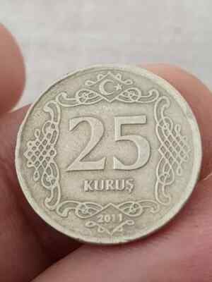 COIN / TURKEY / 25 Kurus 2011 Kayihan coins T80.1