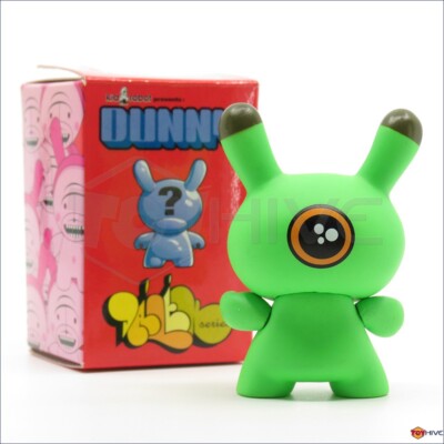 Kidrobot Dunny 2004 Dalek series Pac Man Green 1/50 Chase 3-inch