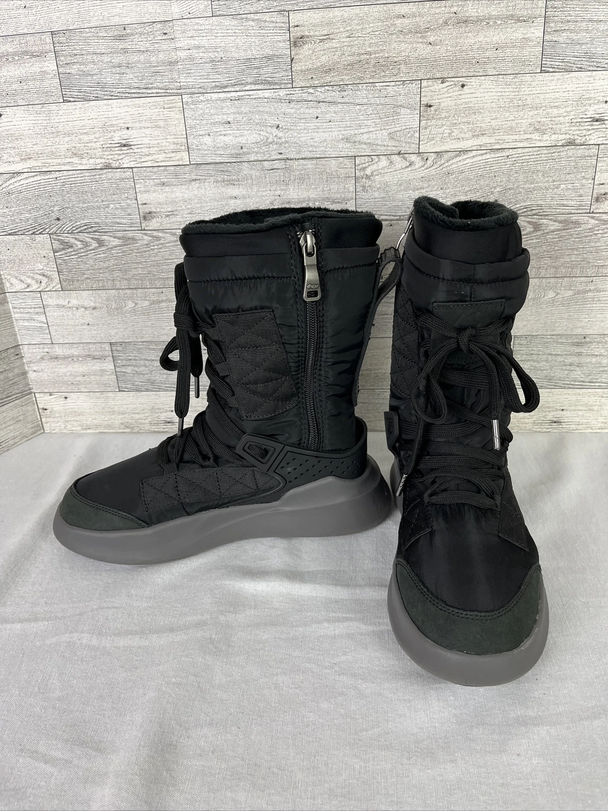 Pajar Canada Snow Boots Waterproof Temperature Rating Black Leather Size 6.5 NEW