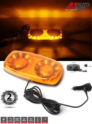 Magnetische 12-24 V R65 Bernstein LED Fahrzeug Dach Lightbar Blinklicht Stroboskop Licht
