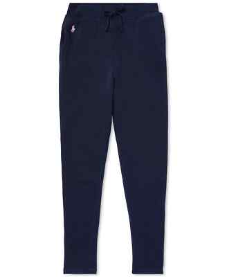 NWT Polo Ralph Lauren Navy Toddler Girls French Terry Leggings