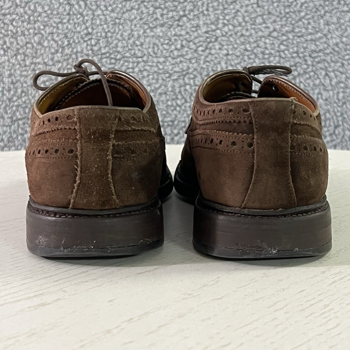 Berwick 1707 Shoes Mens 8 Brown Suede Long Wingtip Brogue Berwick 1707 Shoes Mens 8 Brown Suede Long Wingtip Brogue