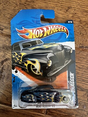 Hot Wheels 2011 #98 Heat Fleet #8/10 Tail Dragger Blue