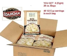 8 Pack Case IDAHOAN Honest Earth Rustic Mashed Potatoes w/Butter & Sea Salt 26oz