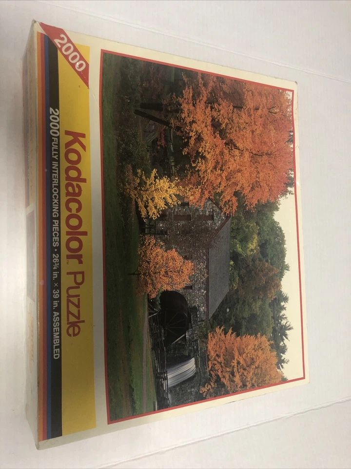 Rompecabezas Kodakcolor 1992 vintage 2000 piezas otoño #16161 usado Foto 4 de 4