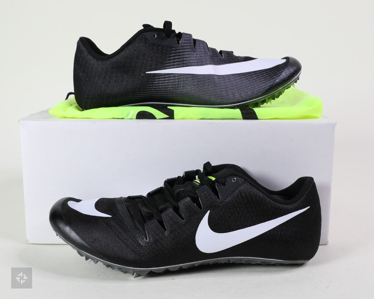 Nike Zoom Ja Fly 3 Black White Athletic Track Spikes Men's Nike Zoom Ja Fly 3 Black White Athletic Track Spikes Men's