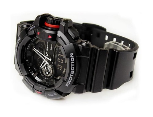 CASIO G-SHOCK ANALOG DIGITAL WATCH GA-400 BLACK x BLACK GA-400-1B 2Y WARRANTY - Picture 5 of 12