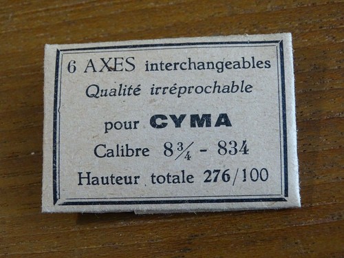 Axe De Balancier Pour Montre - Compatible Calibre EB 18 623 - Pièce Horlogerie Neuve Sans Marque