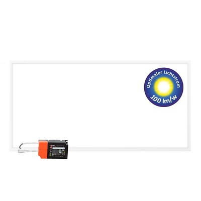 LECOM LED Panel 120x60 Deckenleuchte Decken Panel LED Leuchte 120cm m/o Rahmen