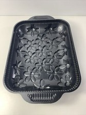 Nordic Ware Daisy Cake Pan 10 Cups 8.5"x11" Floral Flowers Cast Mold Made in USA