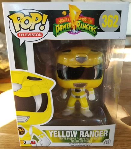 Funko POP EXCLUSIVE Yellow #362 MMPR Mighty Morphin Power Rangers Vinyl Figure