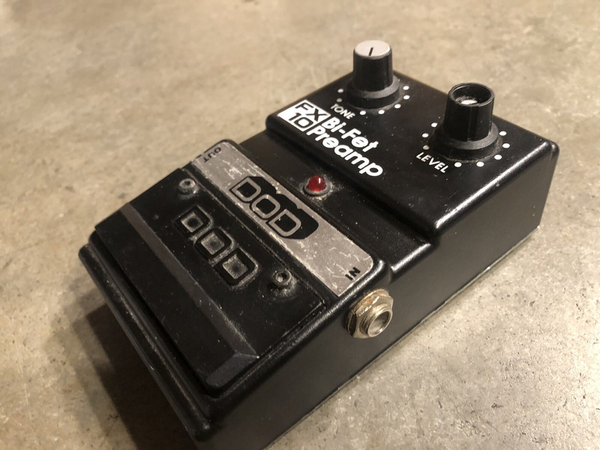 DOD FX10プリアンプ DOD FX-10 FX10 VINTAGE Bi-Fet Preamp FX Pedal no battery