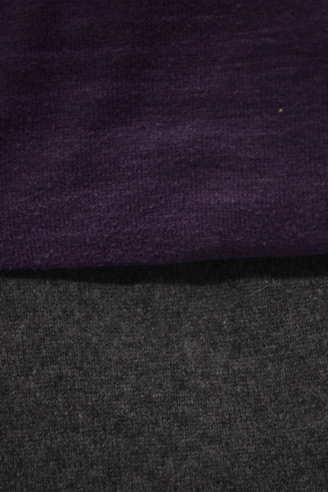 Suéteres Athleta Mujer Manga Larga Cuello Capucha Gris Púrpura Talla 2XS Lote 2 Foto 2 de 3