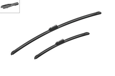 2x Wiper Blades (Pair) Flat Aero type A351S 3397014351 Bosch Aerotwin 600/600mm