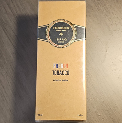 IBRAQ French Tobacco Extrait de Parfum Spray Regular Size 3.4 fl oz