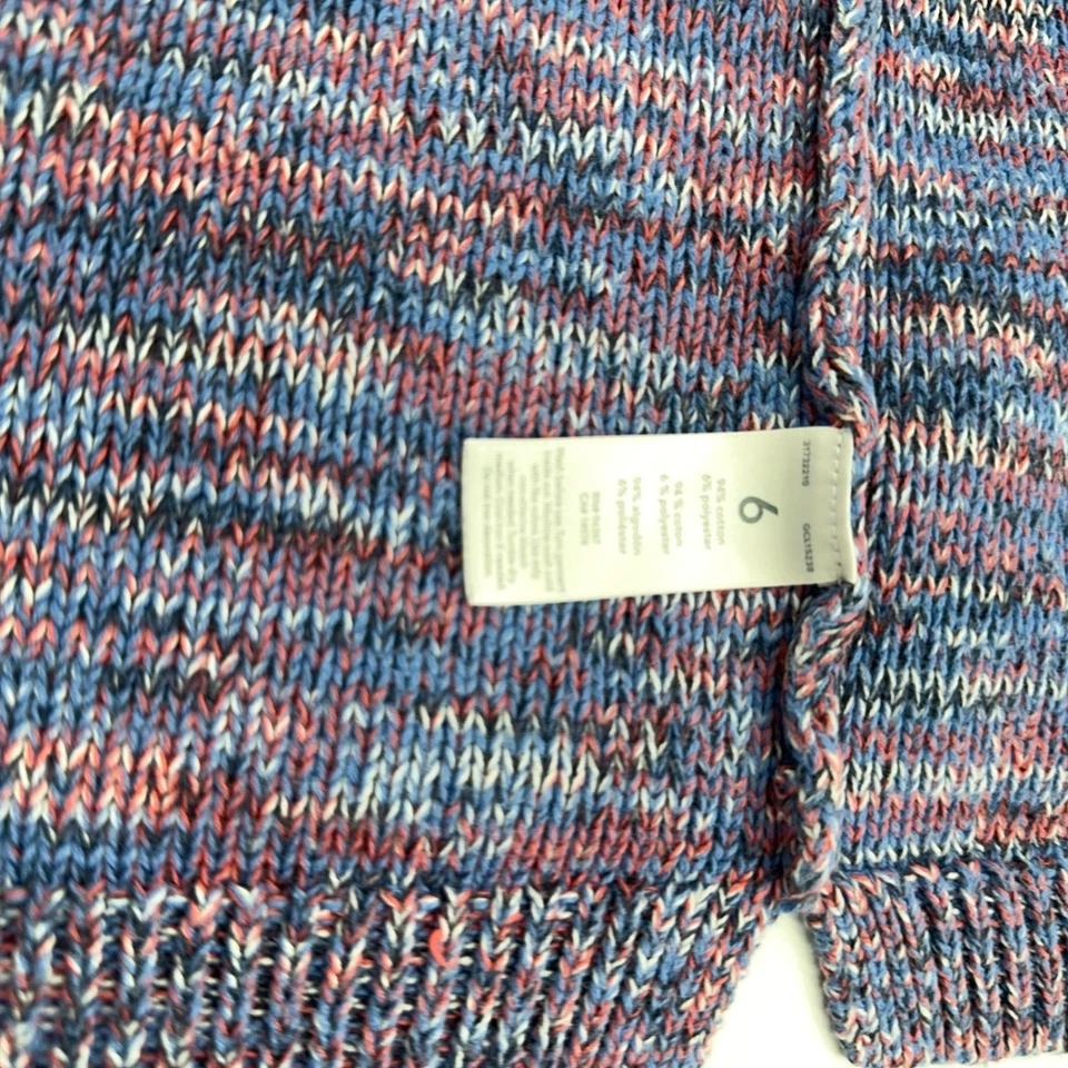 Suéter Cárdigan OshKosh B'gosh Niñas Púrpura Multicolor Botón Frontal Talla 6 Foto 4 de 4