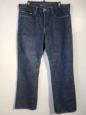 banana republic mens jeans Boot Cut  35x30 Dark Wash