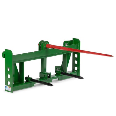Titan Economy Global Euro Hay Frame with 49'' C2 Hay Spear and Stabilizer Spears