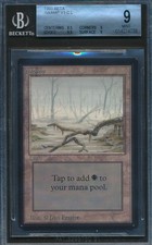 Beta Swamp BGS 9 Graded Magic MTG (4738) -magicgraders-