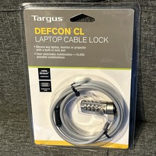 Targus Defcon CL Laptop Cable Lock, combination lock, 6.5 ft, 2m, new, unopened