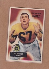 1955 BOWMAN FOOTBALL LES RICHTER #82 RAMS VGEX/EX *A48558