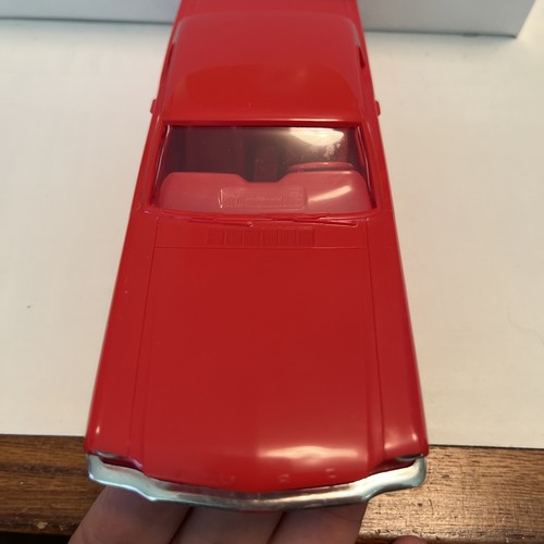 1965 Ford Mustang Plastic Promo Model 1/25 Scale Red - Picture 7 of 10