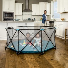 Safety My Play Deluxe Extra Large Baby Playpen  Portable Play Yard, Foldable...