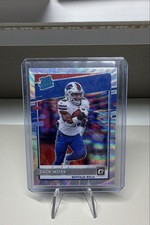 2020 Panini Donruss Optic - Rated Rookies Zack Moss #180 Wave Prizm /199 (RC)